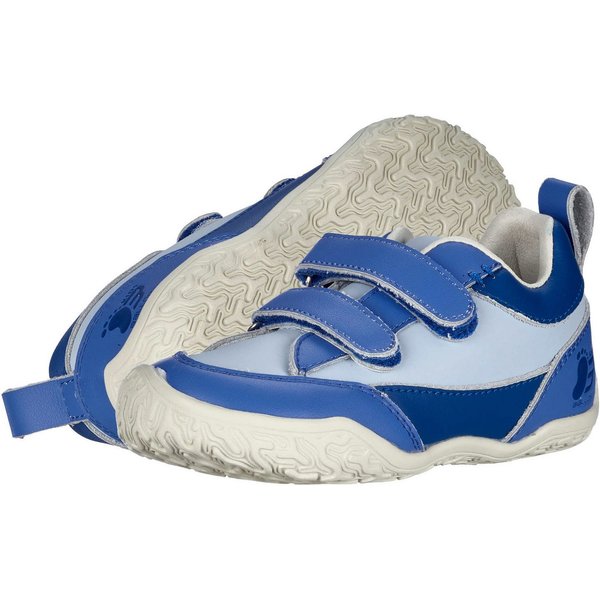 Ballop Sneaker Tenui (flexible Sohle, Klettverschluss) blau Kinder Barfußschuh
