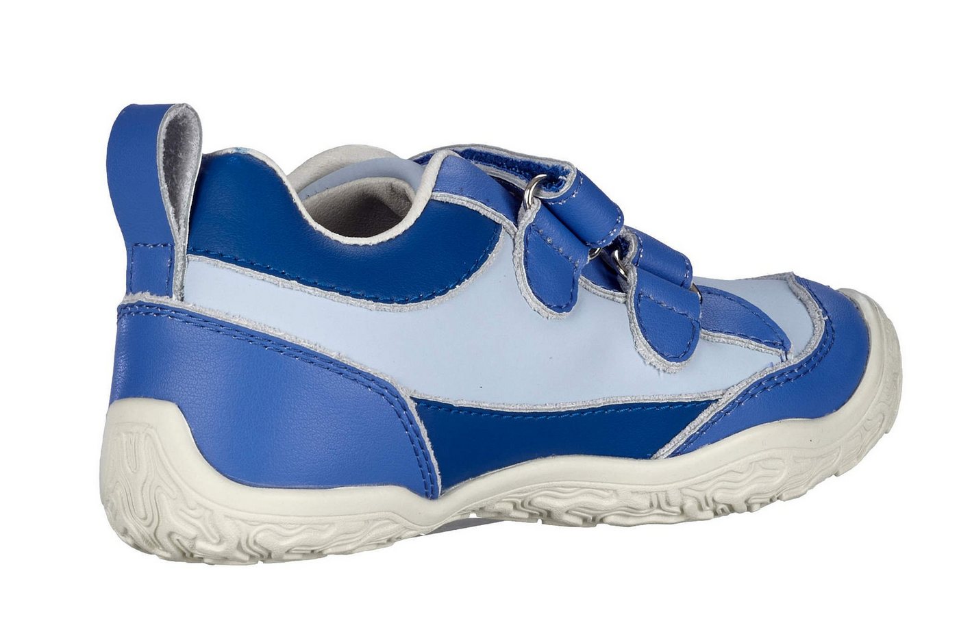 Ballop Sneaker Tenui (flexible Sohle, Klettverschluss) blau Kinder Barfußschuh – Bild 4 von 5