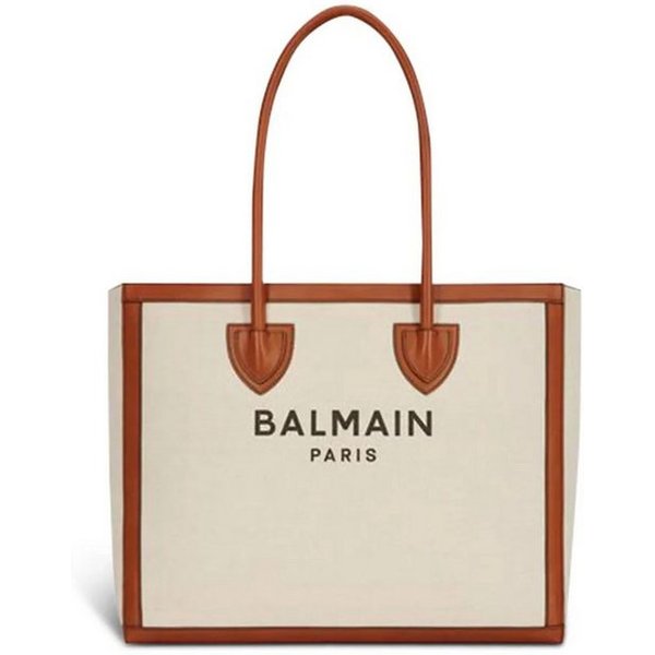 Balmain Henkeltasche Natural Army 42