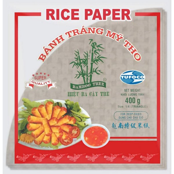 Bam Reis BAMBOO TREE Reispapier Dreieck