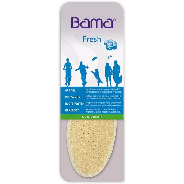 BAMA Group Einlegesohlen Fresh Sun Color - Barfuß Schuheinlagen für den Sommer