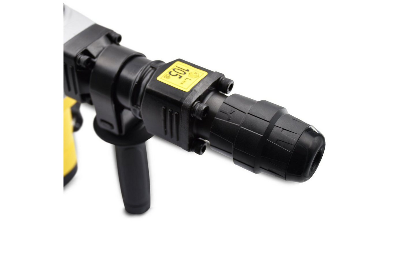 BAMATO Abbruchhammer STH-155 Abbruchhammer 20 Joule Spitzmeißel Flachmeißel 230V, 1300 in W, (7-tlg) SDS-Max Werkzeugaufnahme, SOFT-Grip, Koffer – Bild 3 von 5