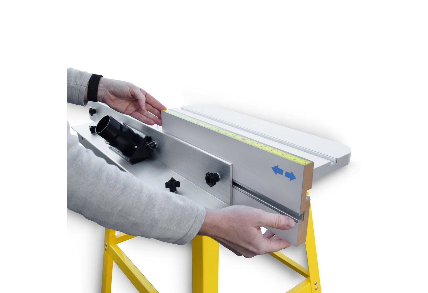 BAMATO Oberfrästisch RT-150, (4-tlg), gummierte Füße, Oberfräsentisch, Tisch für Oberfräse – Bild 4 von 5