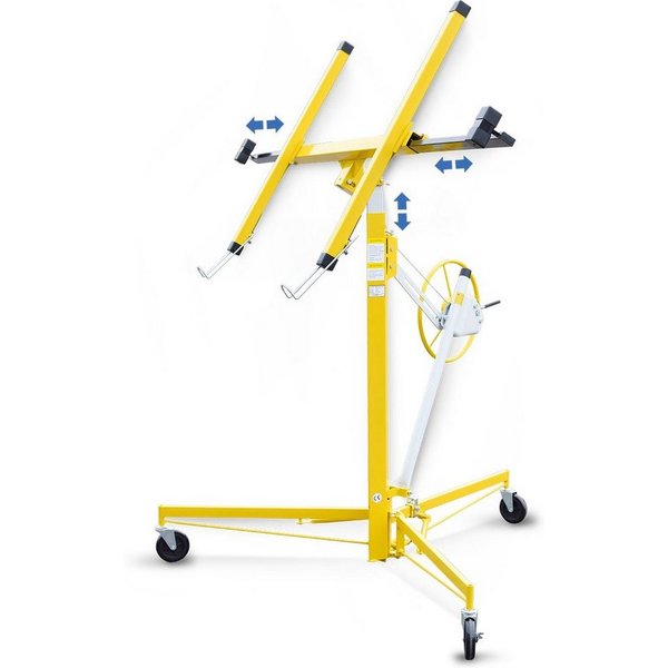 BAMATO Plattenheber DPH-3400, max. 68 kg Traglast, 1-tlg.], 60° neigbar, Montagehilfe, Trockenbau Plattenlift