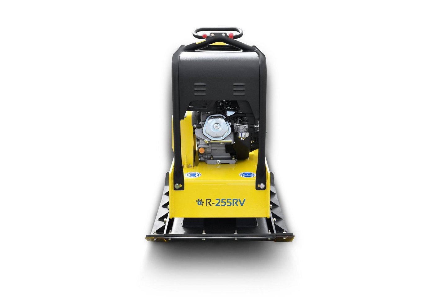 BAMATO Rüttelplatte R-255RV, max. 3750 vpm, 3-tlg., inklusive Gummimatte und Fahrwerk – Bild 2 von 5