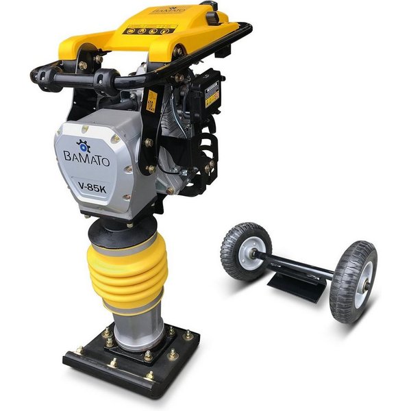BAMATO Vibrationsstampfer V-85K, 2-tlg., inklusive Fahrwerk