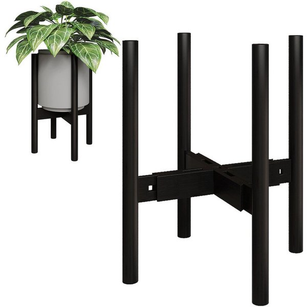 Bamworld Blumenständer Blumenhocker, Pflanzenhocker, Höhenverstellbar & Kippsicher (1 St), für verschiedene Blumentöpfe, höhe 37 cm