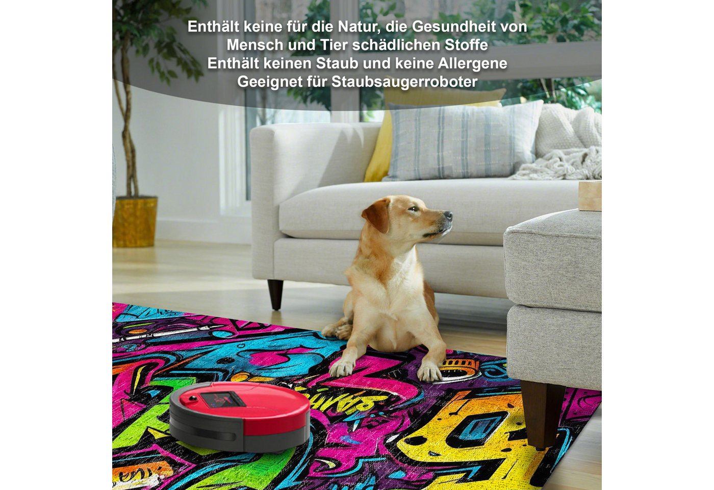 Bamyum Teppich Funny Chenille Druck Teppich, Gaming Videospiel Waschbarer Teppich, Einzelstück – Bild 5 von 5