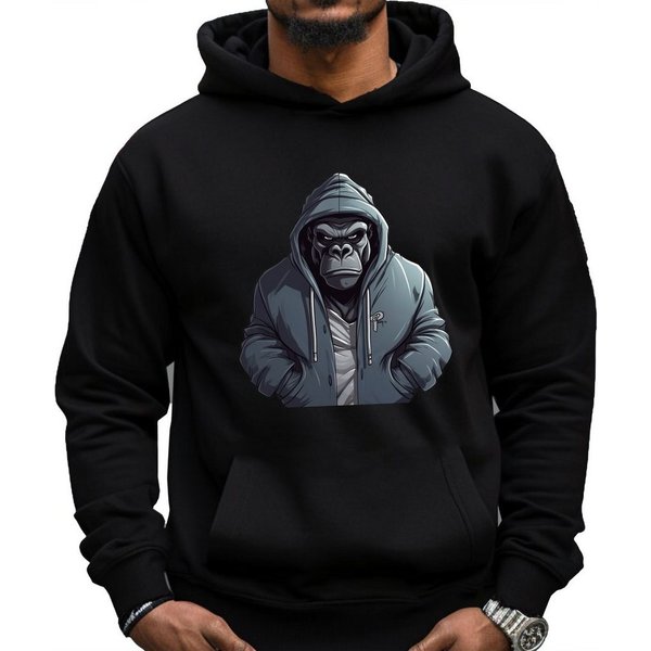 Banco Hoodie Herren Kapuzenpullover Hoodie Pullover Basic Kapuze Streetwear mit Kangurutasche