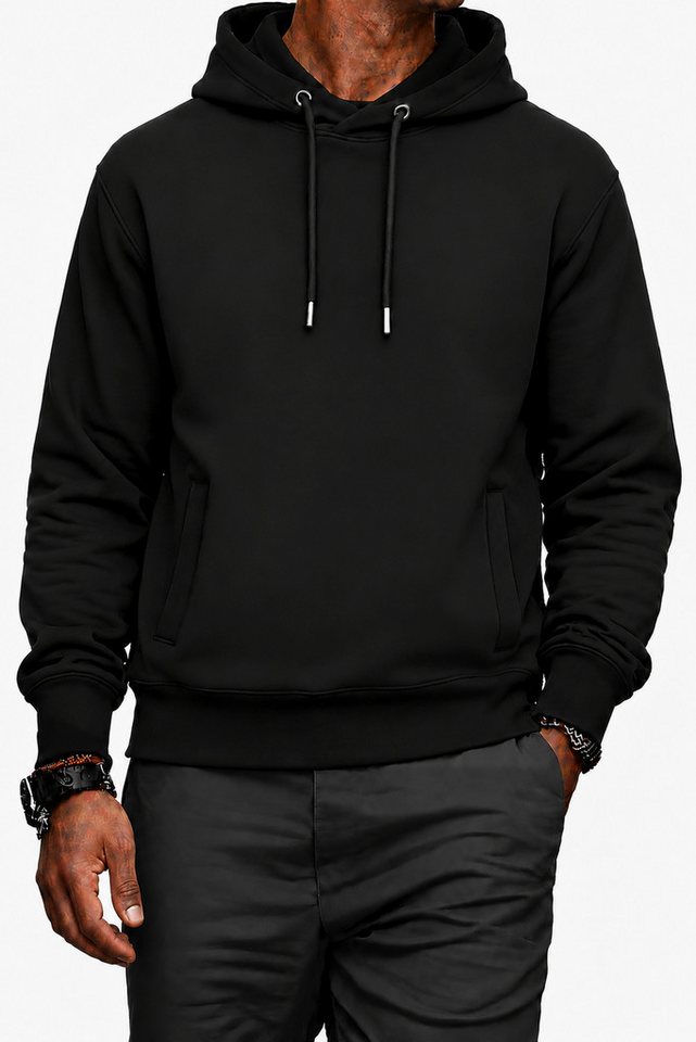 Banco Hoodie Herren Kapuzenpullover Pullover Pulli Langarmshirt "Trouble Maker" mit Kapuze und zwei Eingriffstaschen – Bild 2 von 2