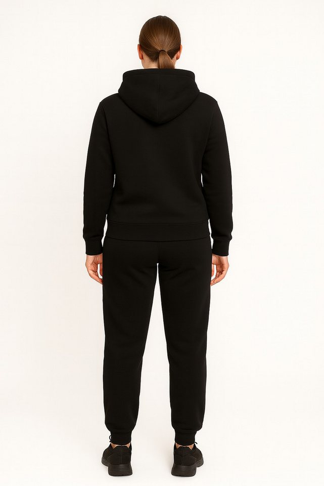 Banco Jogginganzug Damen Trainingsanzug mit Kapuzenpullover und Jogginghose (1x Kapuzenpullover 1x Sporthose), Sportanzug Damen 2-Teiler Set – Bild 4 von 4