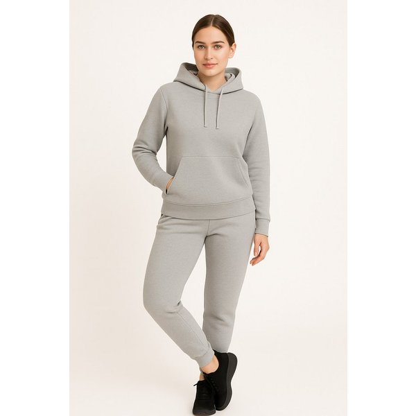 Banco Jogginganzug Damen Trainingsanzug mit Kapuzenpullover und Jogginghose (1x Kapuzenpullover 1x Sporthose), Sportanzug Damen 2-Teiler Set