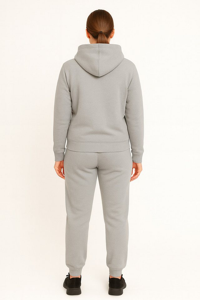 Banco Jogginganzug Damen Trainingsanzug mit Kapuzenpullover und Jogginghose (1x Kapuzenpullover 1x Sporthose), Sportanzug Damen 2-Teiler Set – Bild 5 von 5