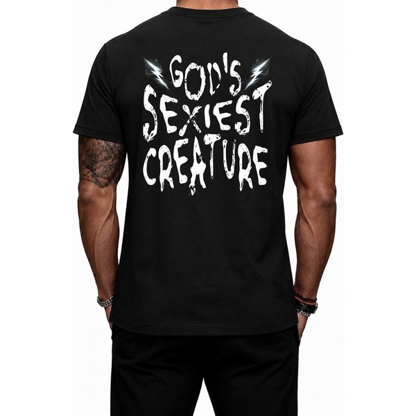 Banco T-Shirt Herren Shirt Rundhals Sommer Basic "Creature" aus 100% Baumwolle