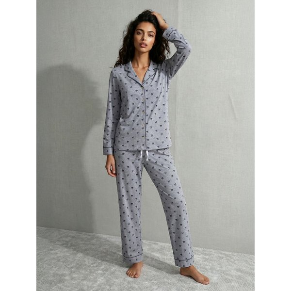 Banii Pyjama Langarm Set Ruby Schleifen Schlafanzug