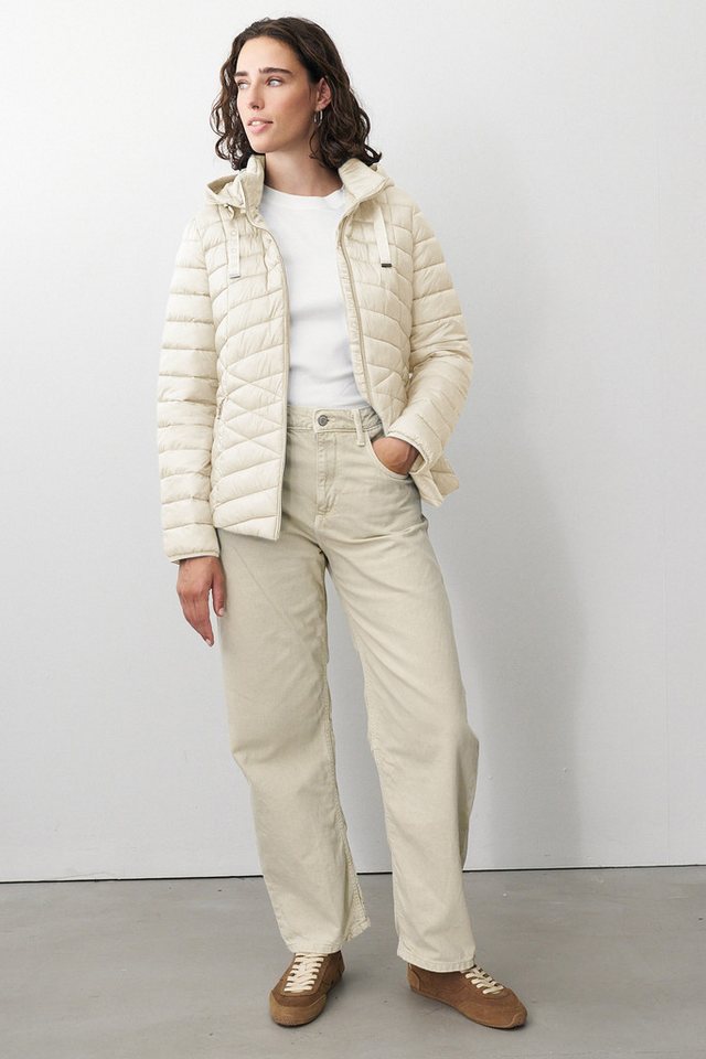 Barbara Lebek Steppjacke Übergangsjacke oder Herbstjacke mit abnehmbarer Kapuze – Bild 4 von 4