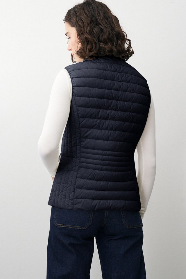 Barbara Lebek Steppweste moderne Steppweste oder Gilet für Damen in Dunkelblau – Bild 4 von 5