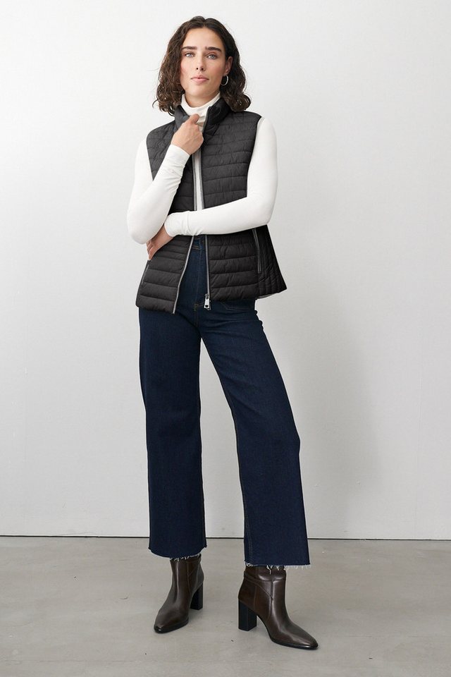 Barbara Lebek Steppweste moderne Steppweste oder Gilet für Damen in Schwarz – Bild 3 von 5