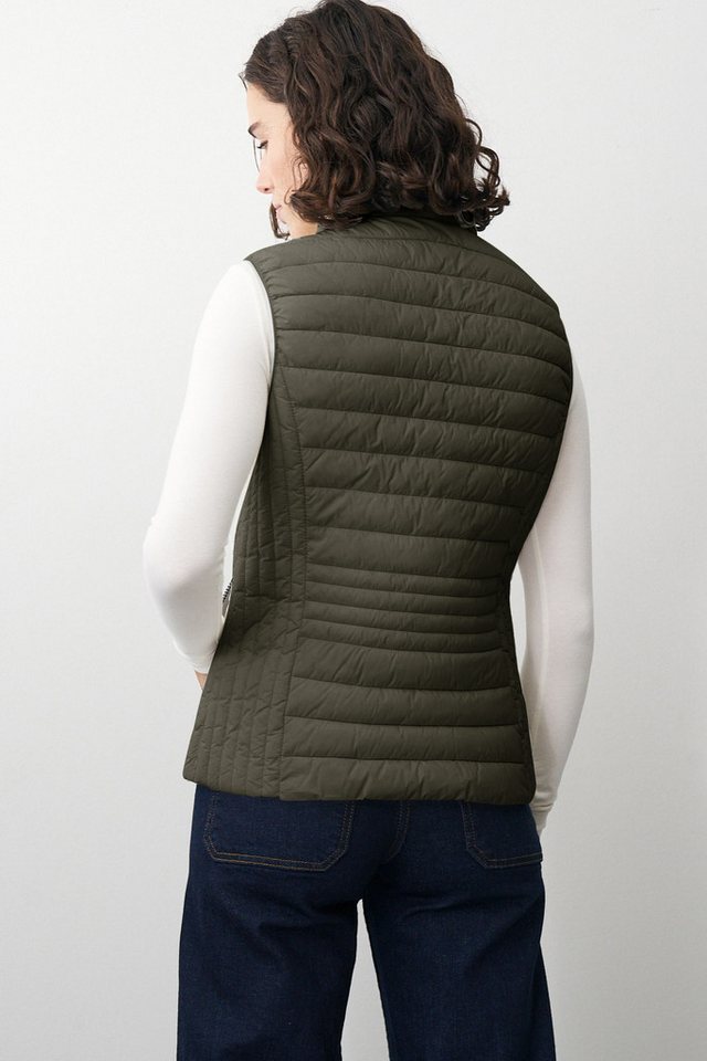 Barbara Lebek Steppweste moderne Steppweste oder Gilet für Damen in Grün – Bild 4 von 5