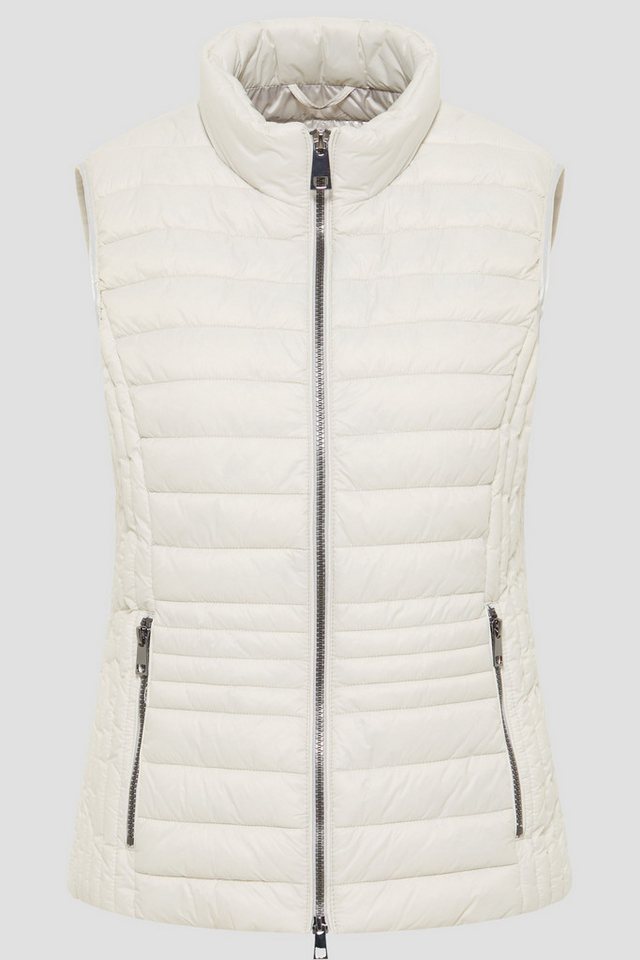 Barbara Lebek Steppweste moderne Steppweste oder Gilet für Damen in Beige – Bild 2 von 5