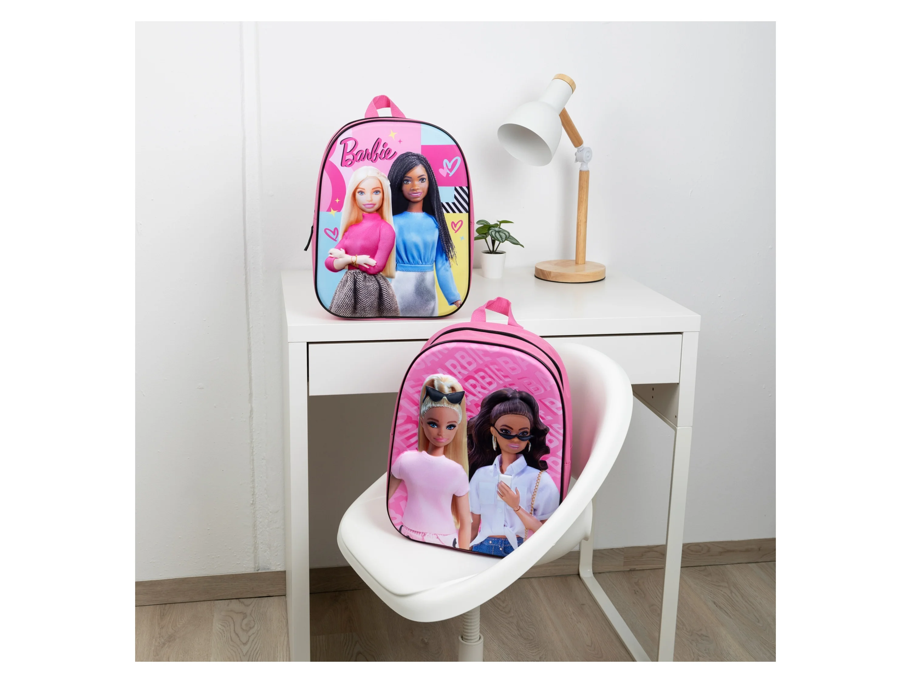 BARBIE 3D Rucksack (rosa/blau) – Bild 4 von 4