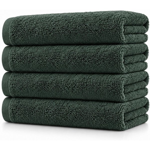 BARBONS Badetücher Duschtücher Set, Handtücher 4-tlg 70x140cm Badetuch, Handtuch, (4-St), Walkfrottee, 100% Baumwolle, saugstark, weich