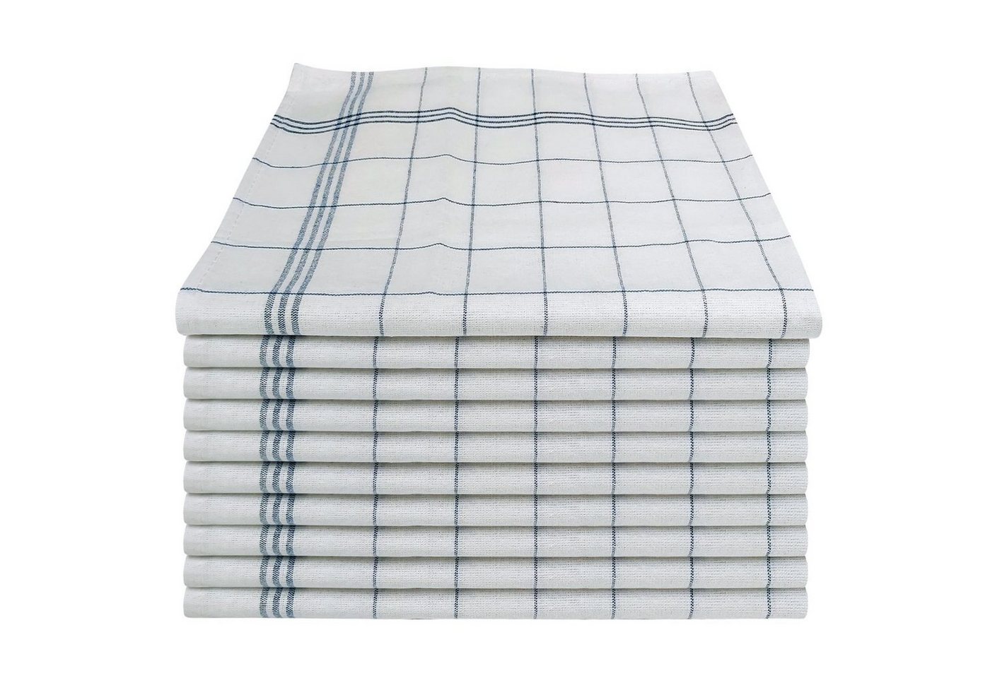 BARBONS Geschirrtuch Allzweck Tücher, Geschirrtücher, Trockentuch, Küchentuch, (10 er, 10-tlg), Premium Qualität, 100% Baumwolle, Blau – Bild 2 von 5