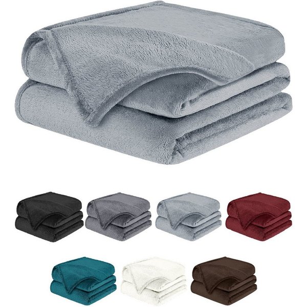 Wohndecke, flauschige Kuscheldecke, weiche Decke, Überwurfdecke, BARBONS, atmungsaktiv, super weich und flauschig, hochwertig