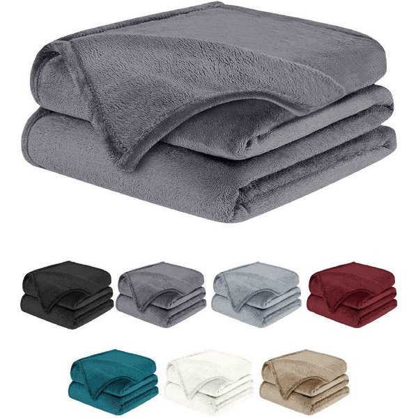 Wohndecke, flauschige Kuscheldecke, weiche Decke, Überwurfdecke, BARBONS, atmungsaktiv, super weich und flauschig, hochwertig