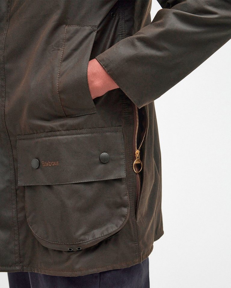 Barbour Langjacke Wachsjacke Classic Beaufort – Bild 4 von 5