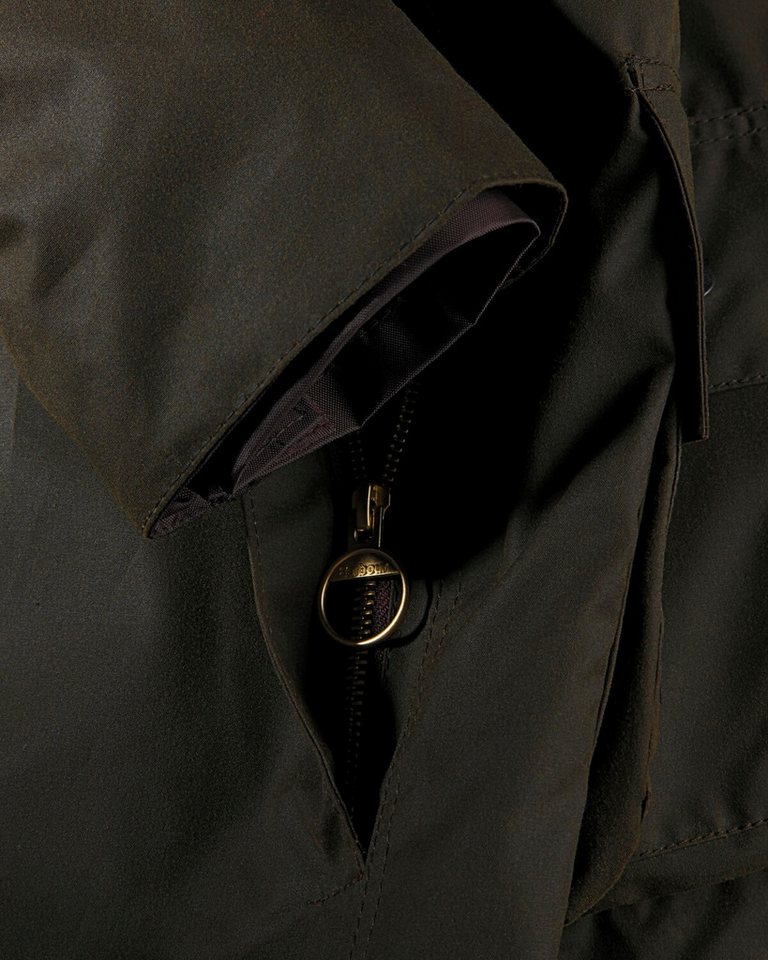Barbour Langjacke Wachsjacke Classic Beaufort – Bild 5 von 5