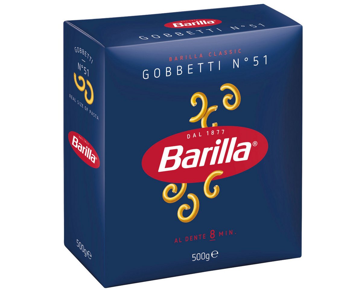Barilla Nudeln, Barilla Gobbetti Nr 051 Pasta aus Hartweizengriess Hörnchen 500g – Bild 2 von 4