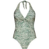 BARTS Damen Badeanzug Cascis Halter Shaping Onepiece, Größe 44 in Silber
