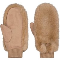 BARTS Damen Handschuhe Fur Mitts, Größe S/M in Braun
