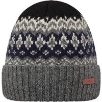 BARTS Herren Gregoris Beanie, Größe ONE SIZE in Grau