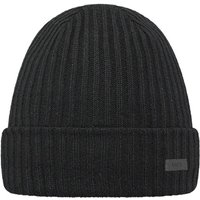 BARTS Herren Mütze Wilbert Turnup, Größe ONE SIZE in Schwarz