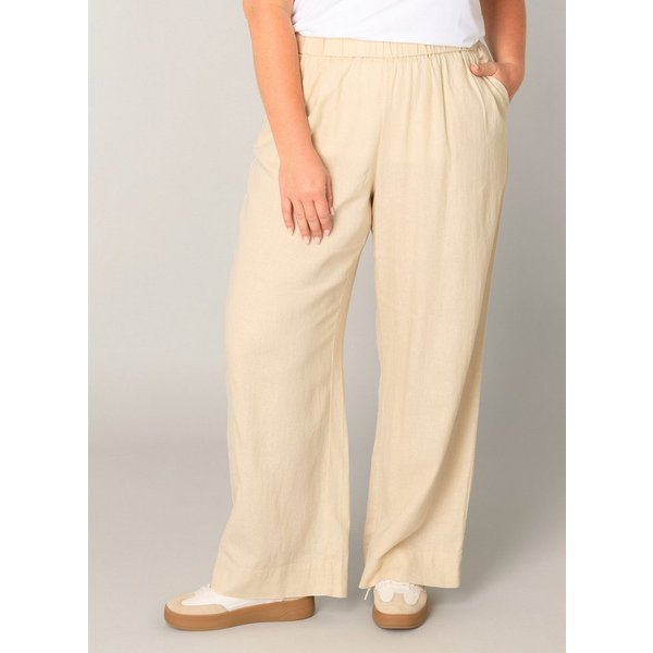 Base Level Curvy Leinenhose Yula Große Größen