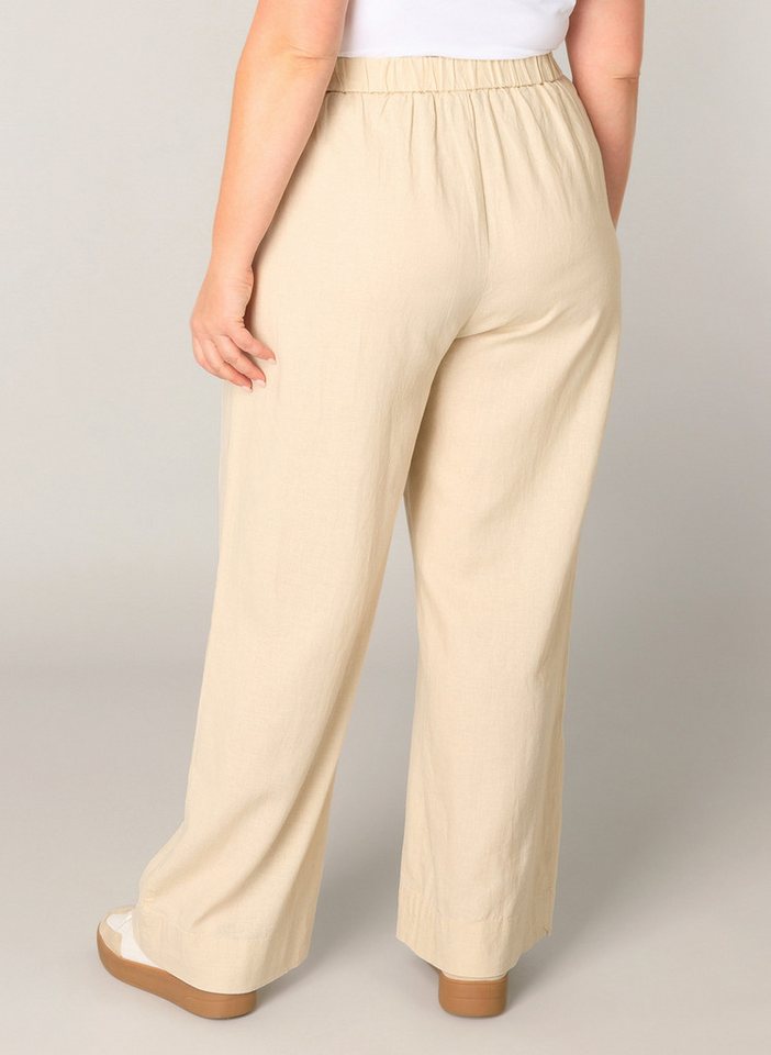Base Level Curvy Leinenhose Yula Große Größen – Bild 2 von 5