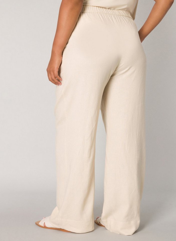 Base Level Curvy Leinenhose Yula Große Größen – Bild 3 von 5