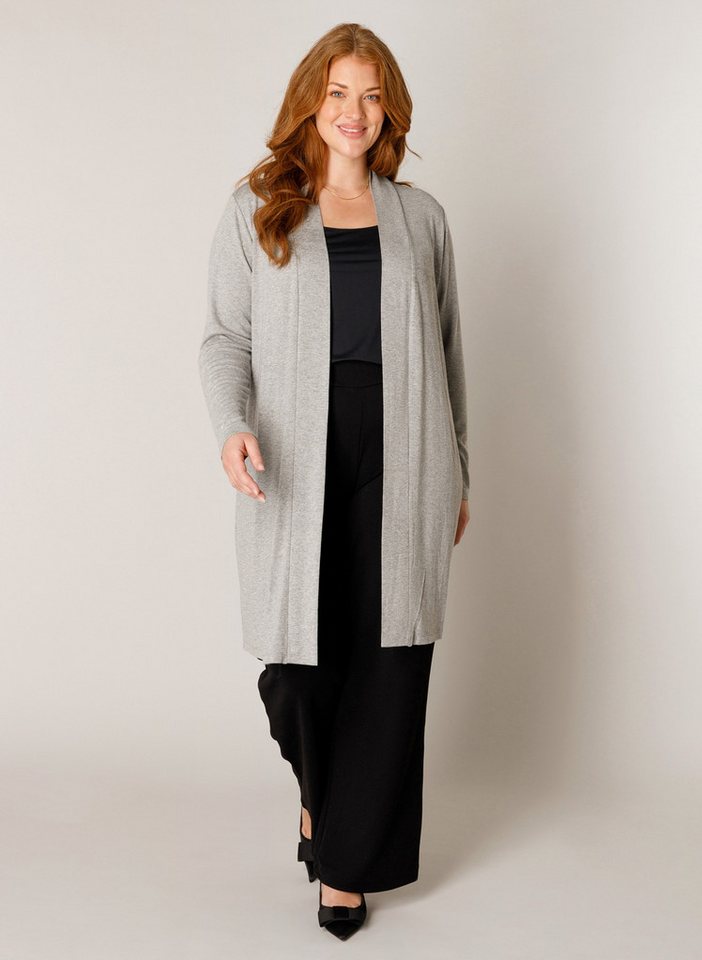 Base Level Curvy Longstrickjacke Große Größen – Bild 4 von 5