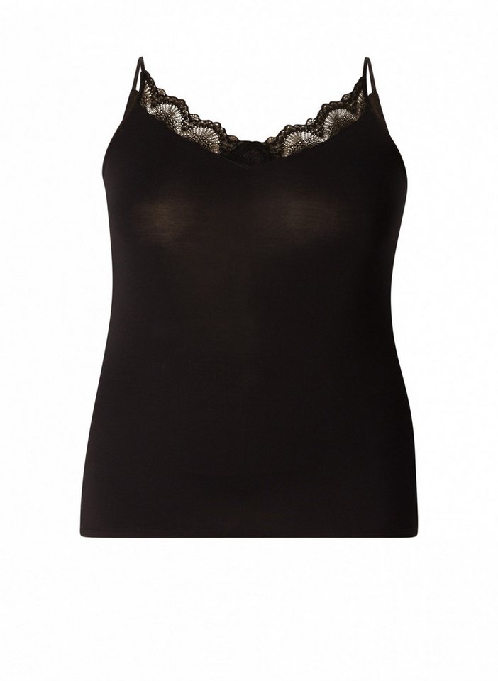Base Level Curvy Spitzentop mit Spaghetti-Trägern – Bild 5 von 5
