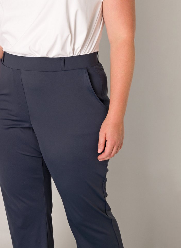 Base Level Curvy Stoffhose Lori Sommerhose mit Stetch und leichtem Schlag – Bild 3 von 5