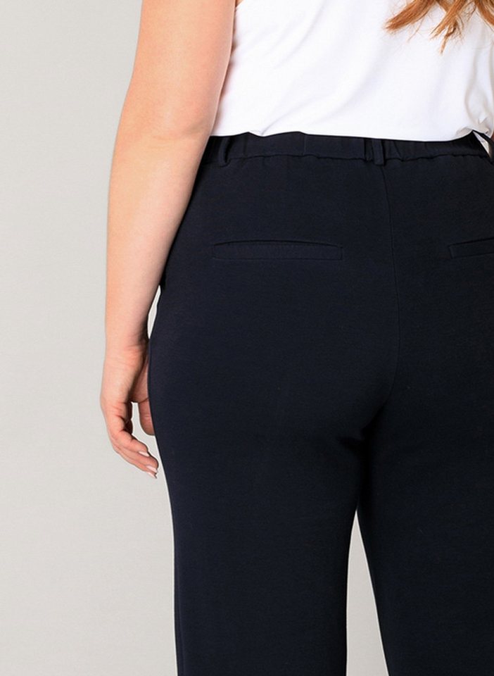 Base Level Curvy Stoffhose Yorinthe mit elastischem Bund und Stretch – Bild 3 von 5