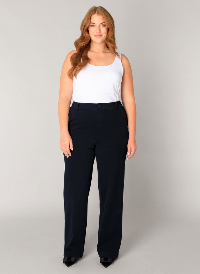 Base Level Curvy Stoffhose Yorinthe mit elastischem Bund und Stretch – Bild 4 von 5