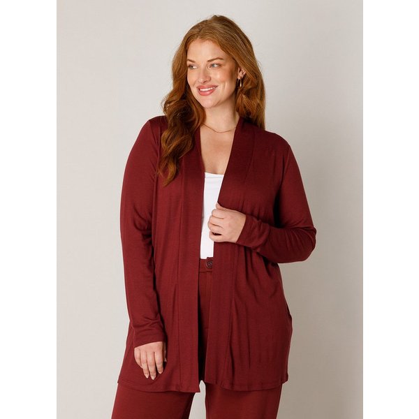 Base Level Curvy Strickjacke Große Größen