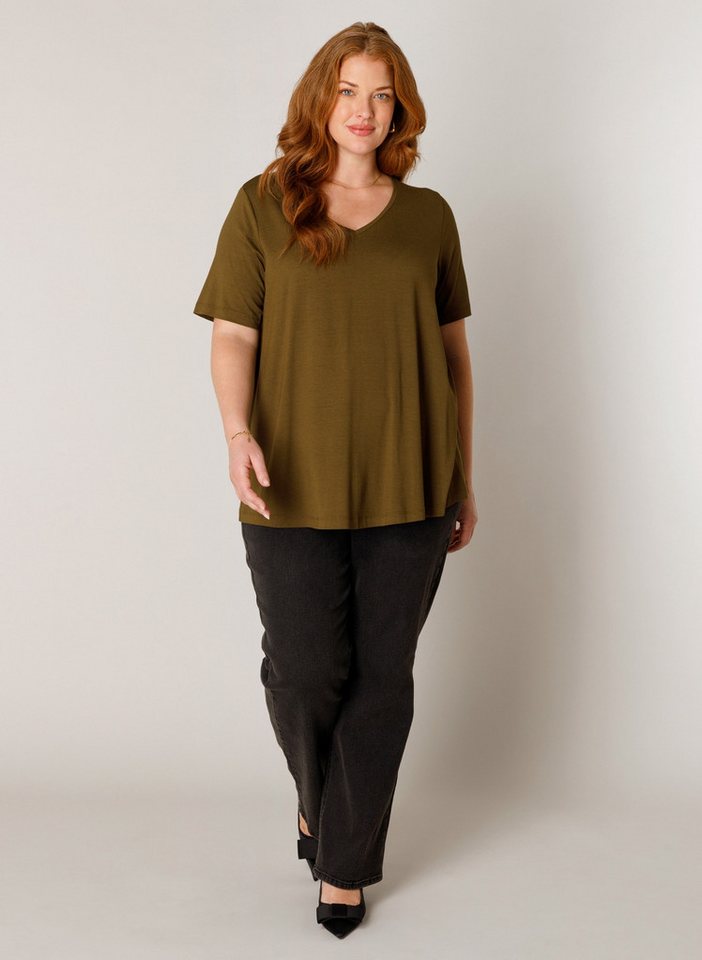 Base Level Curvy T-Shirt Alba Große Größen – Bild 3 von 5