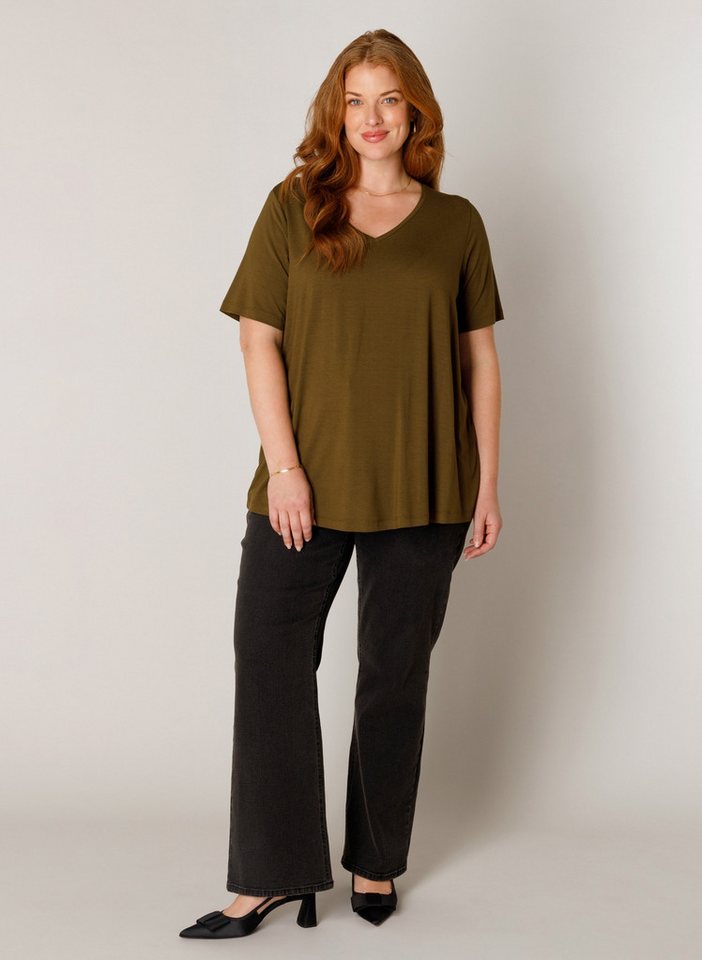 Base Level Curvy T-Shirt Alba Große Größen – Bild 4 von 5