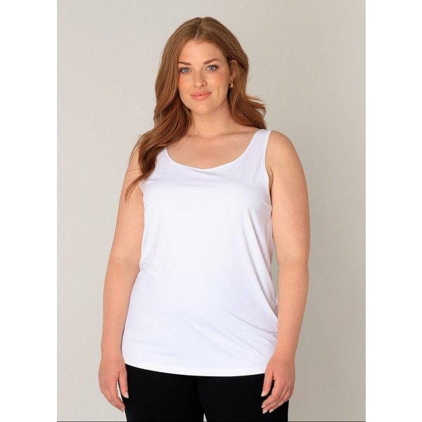 Base Level Curvy Tanktop Style YANNE in cleanem Look - unifarben
