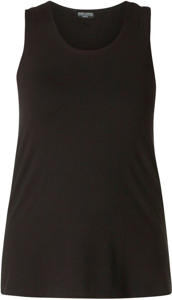 Base Level Curvy Trägertop Hüftbedeckender Schnitt mit Schlitzen am Saum – Bild 4 von 5