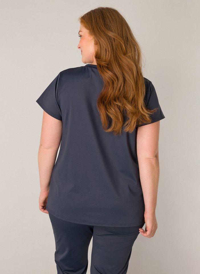 Base Level Curvy V-Shirt mit Stretch – Bild 3 von 5